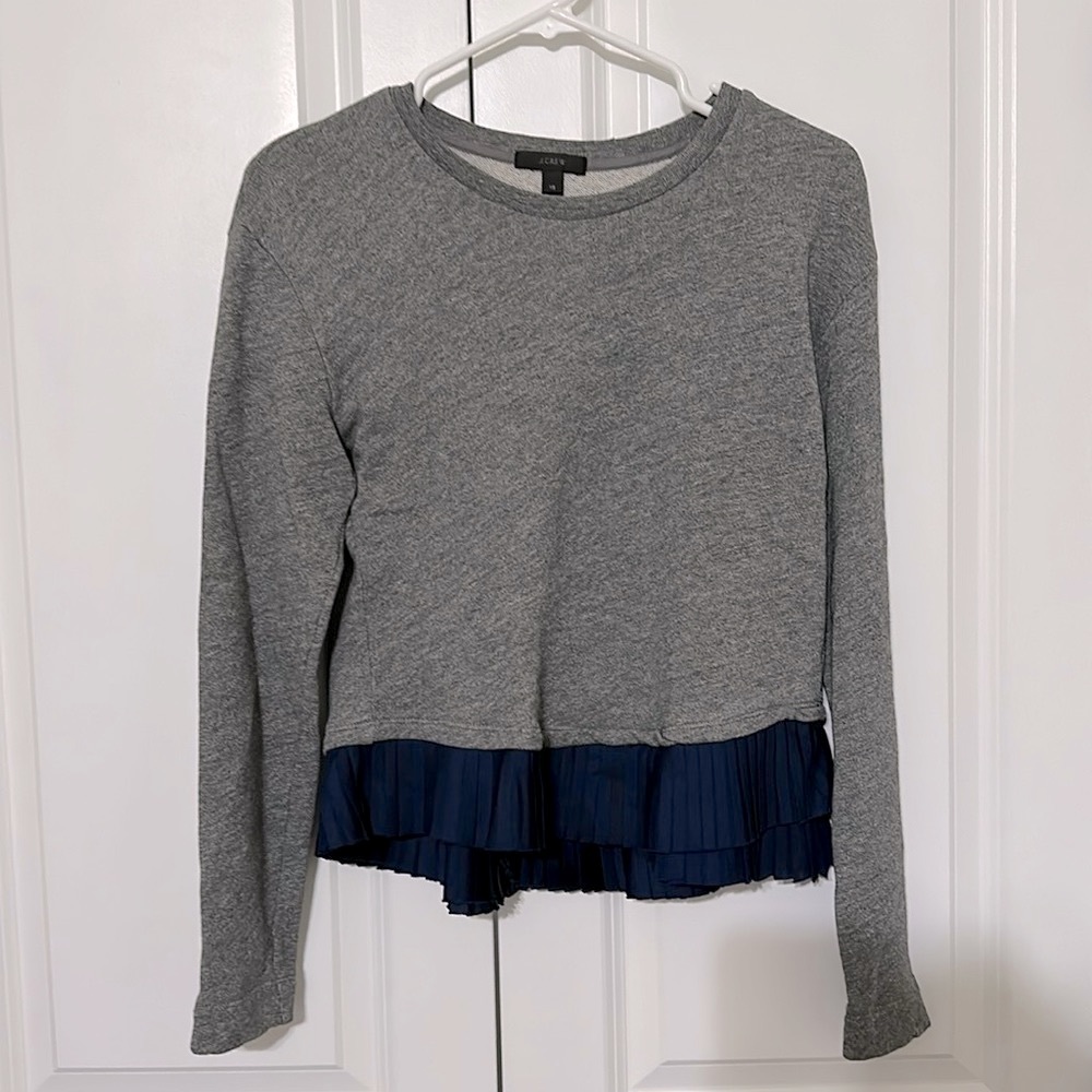 J Crew Ruffle Sweater